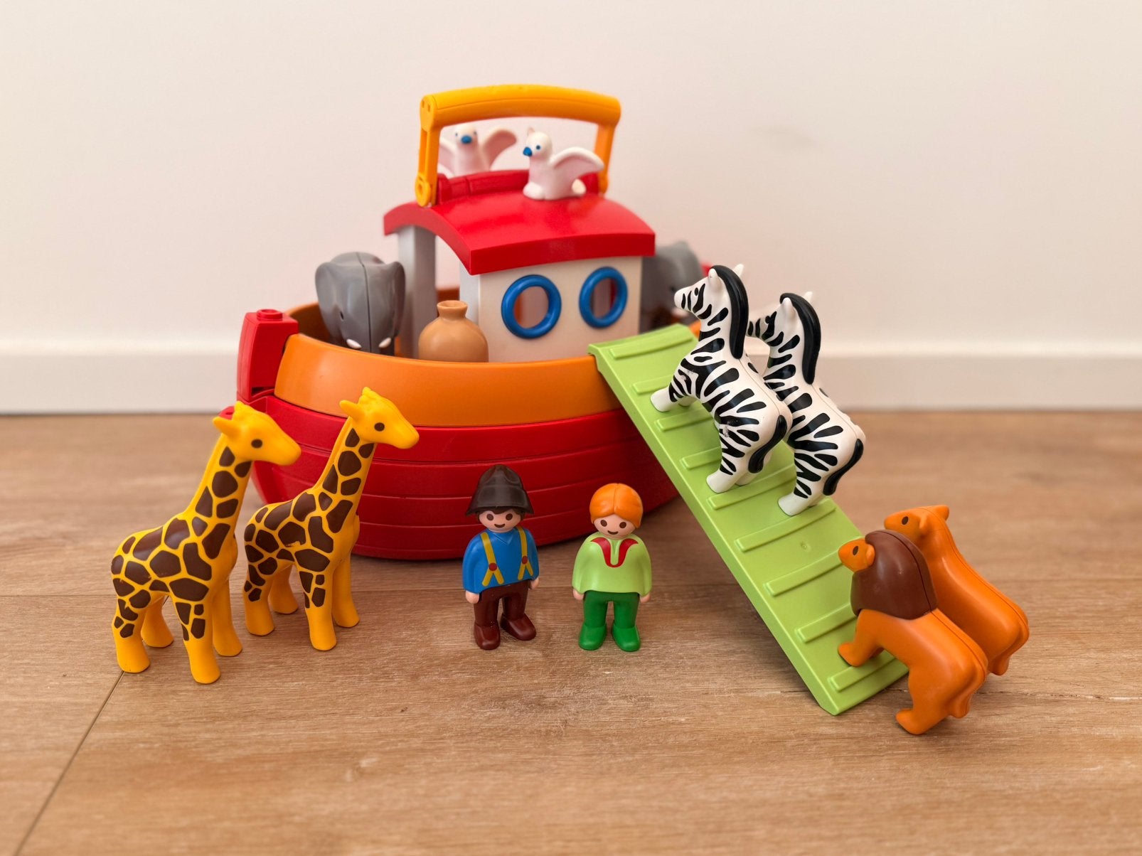 Arche de Noé transportable Playmobil 1.2.3, 1.2.3, Comme neuf, Bateau, Kit complet