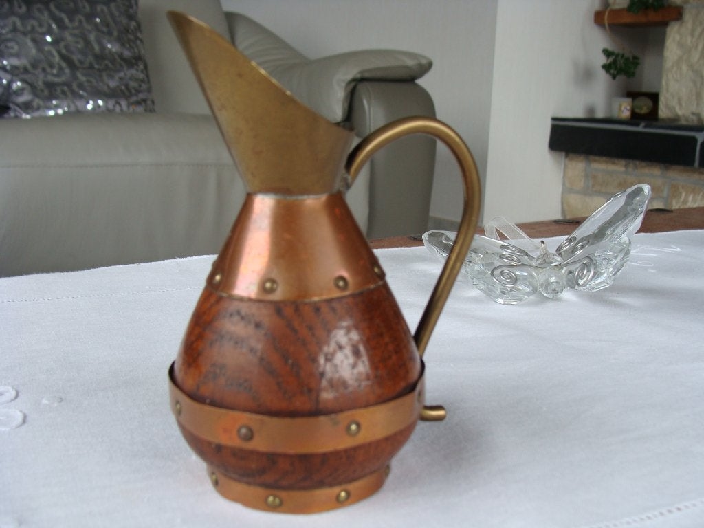 ancienne cruche en cuivre, Antiquités & Art, Enlèvement ou Envoi, Cuivre