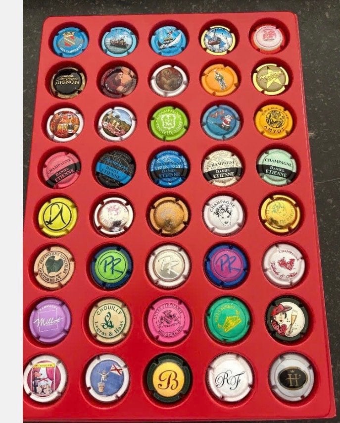 40 Champagne capsules lot E, Enlèvement ou Envoi