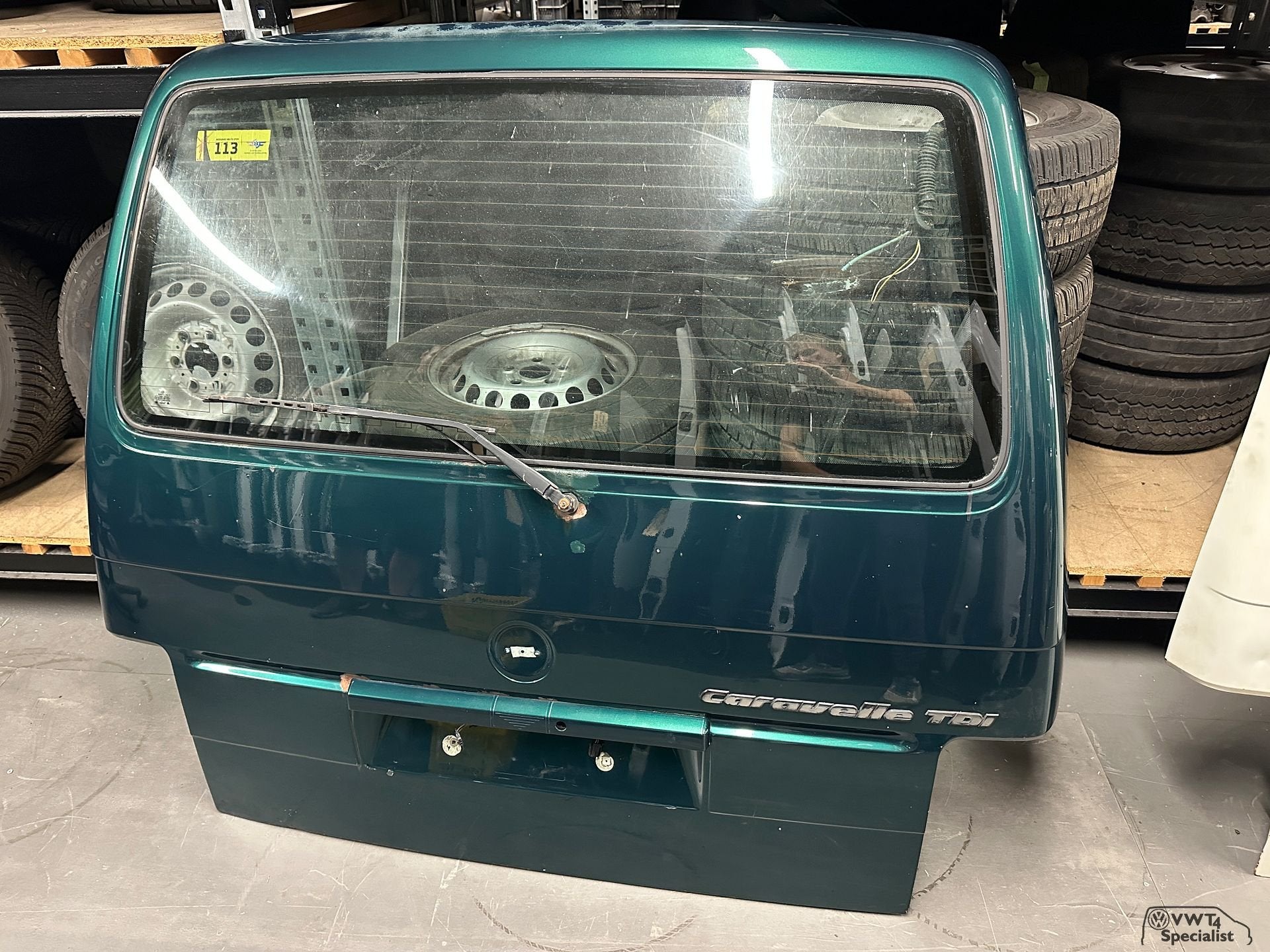 Volkswagen Transporter VW T4 achterklep groen, Arrière, -, Volkswagen, -