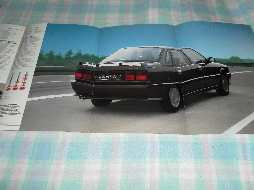 Renault 21 2.0 Turbo Brochure, Ophalen of Verzenden, Renault