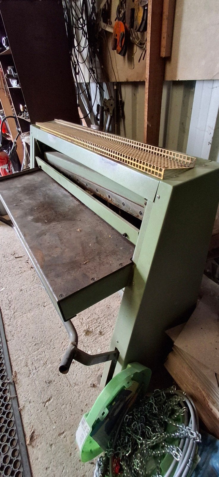 cisaille zinc et alu et fer, Enlèvement