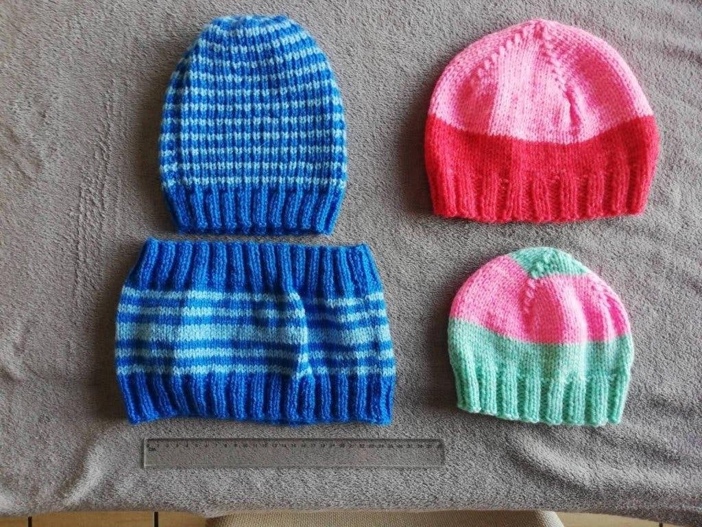 Mutsen en colsjaal voor kinderen, nieuw gebreid, Kinderen en Baby's, Ophalen of Verzenden, Nieuw, Jongen of Meisje, Muts