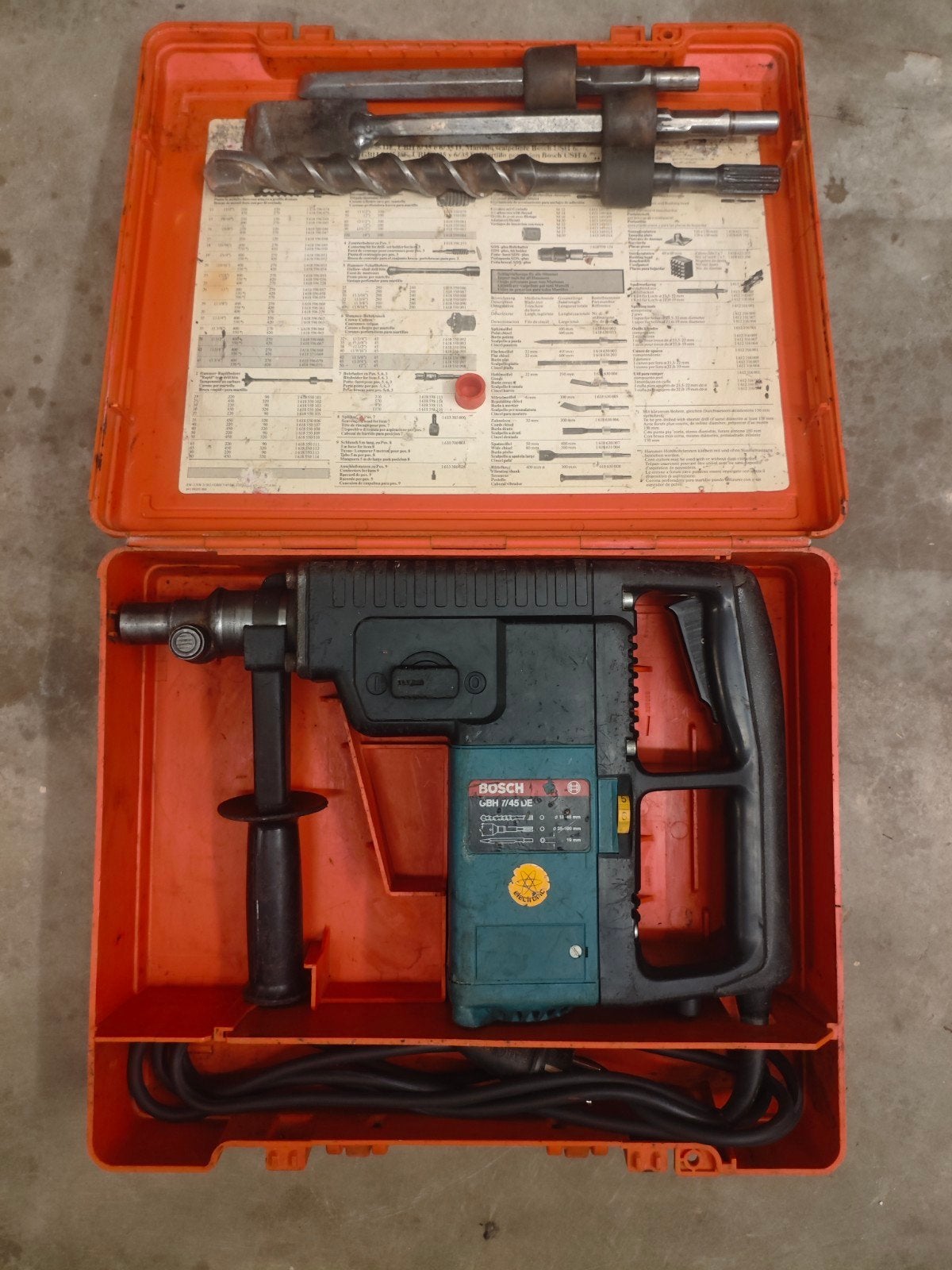 Bosch boormachine, Ophalen, Boormachine