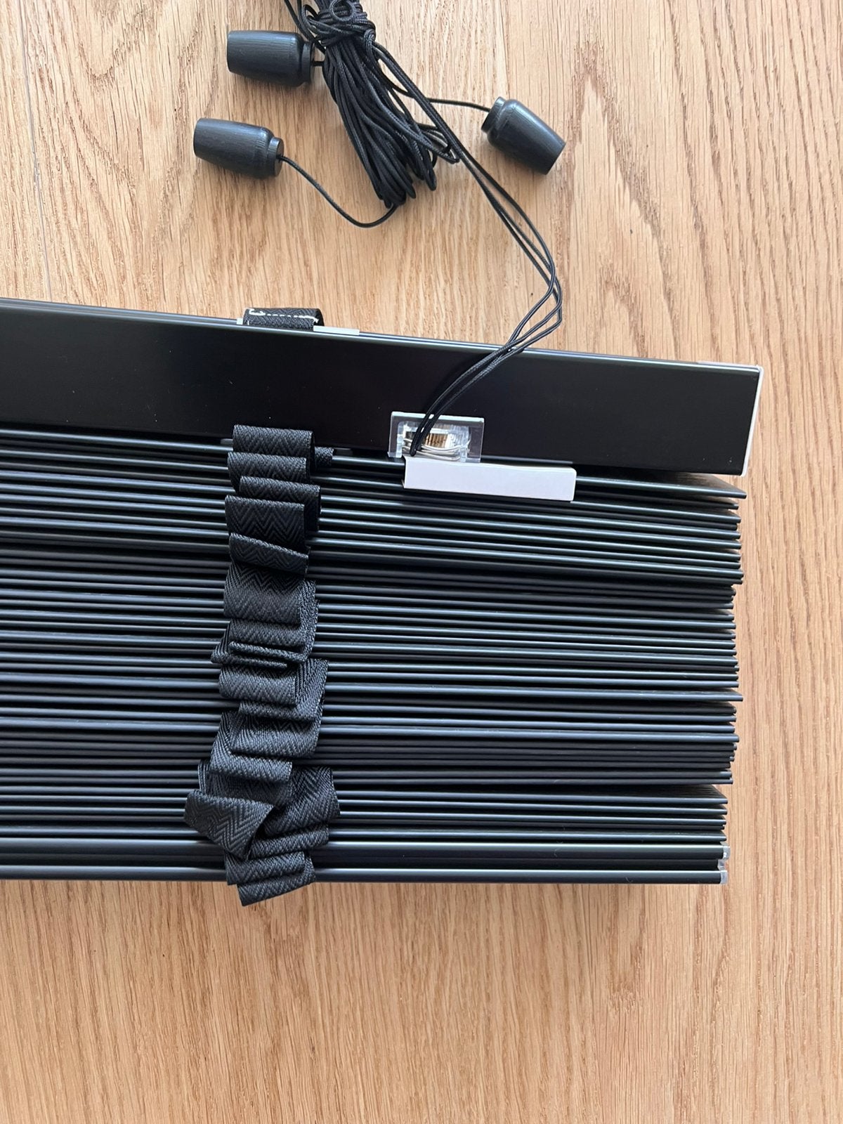 Zwarte jaloezieën 120 op 180 cm nieuw, Huis en Inrichting, Ophalen, Zo goed als nieuw, Zwart