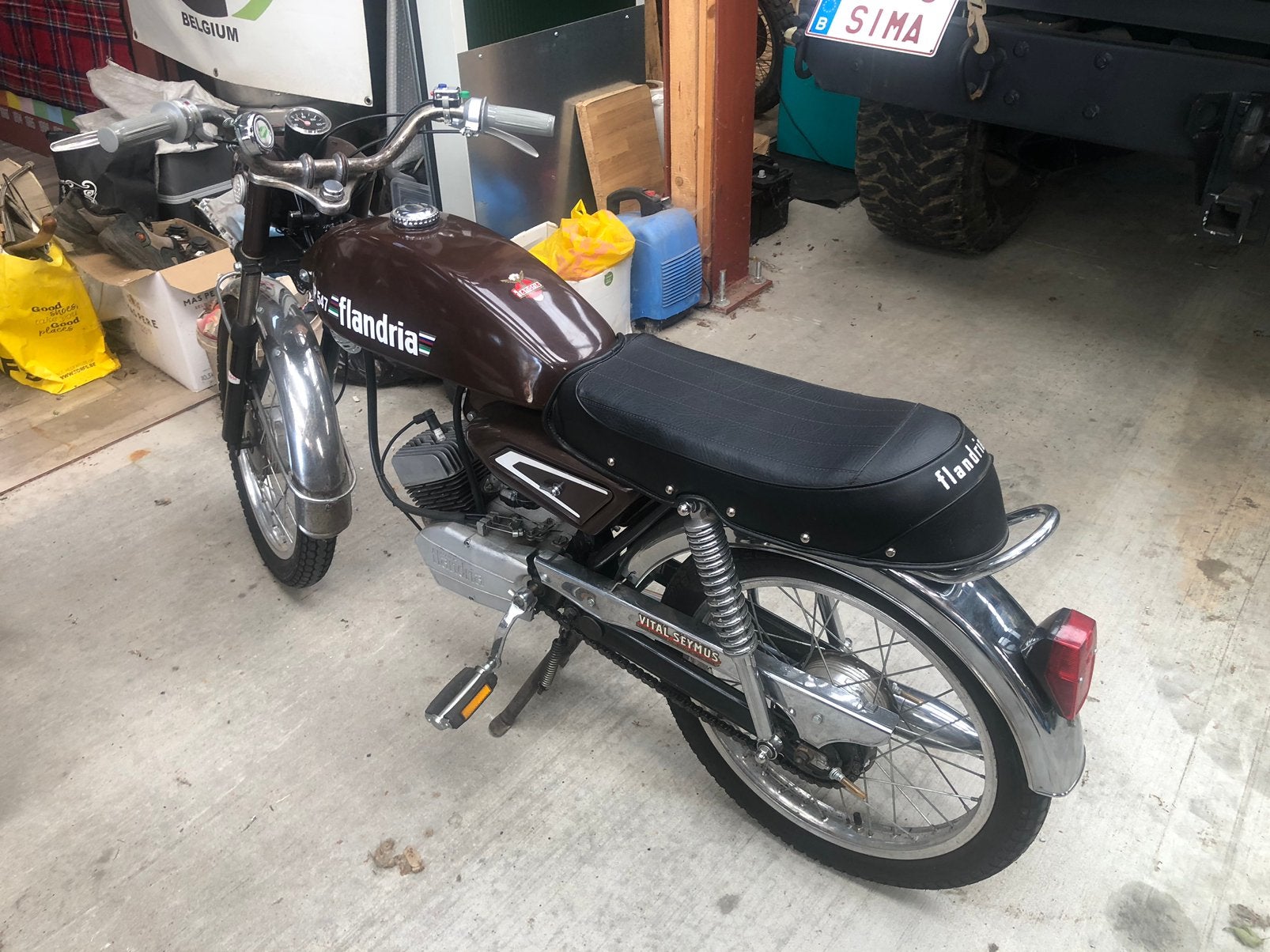 FLANDRIA SP van ‘74, Autres modèles, 4 vitesses, Comme neuf, Classe B (45 km/h)