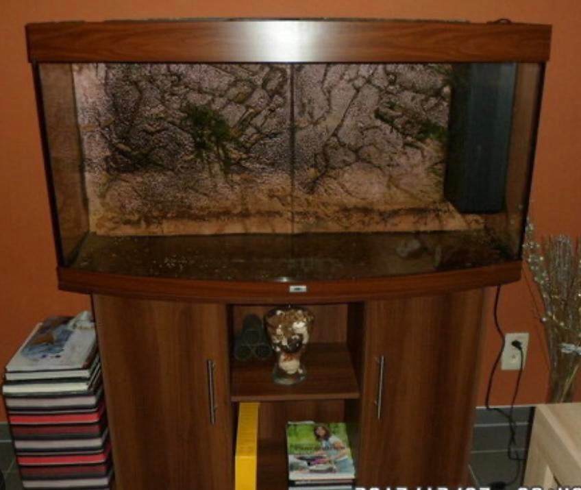 Aquarium met kast, Ophalen, Zo goed als nieuw