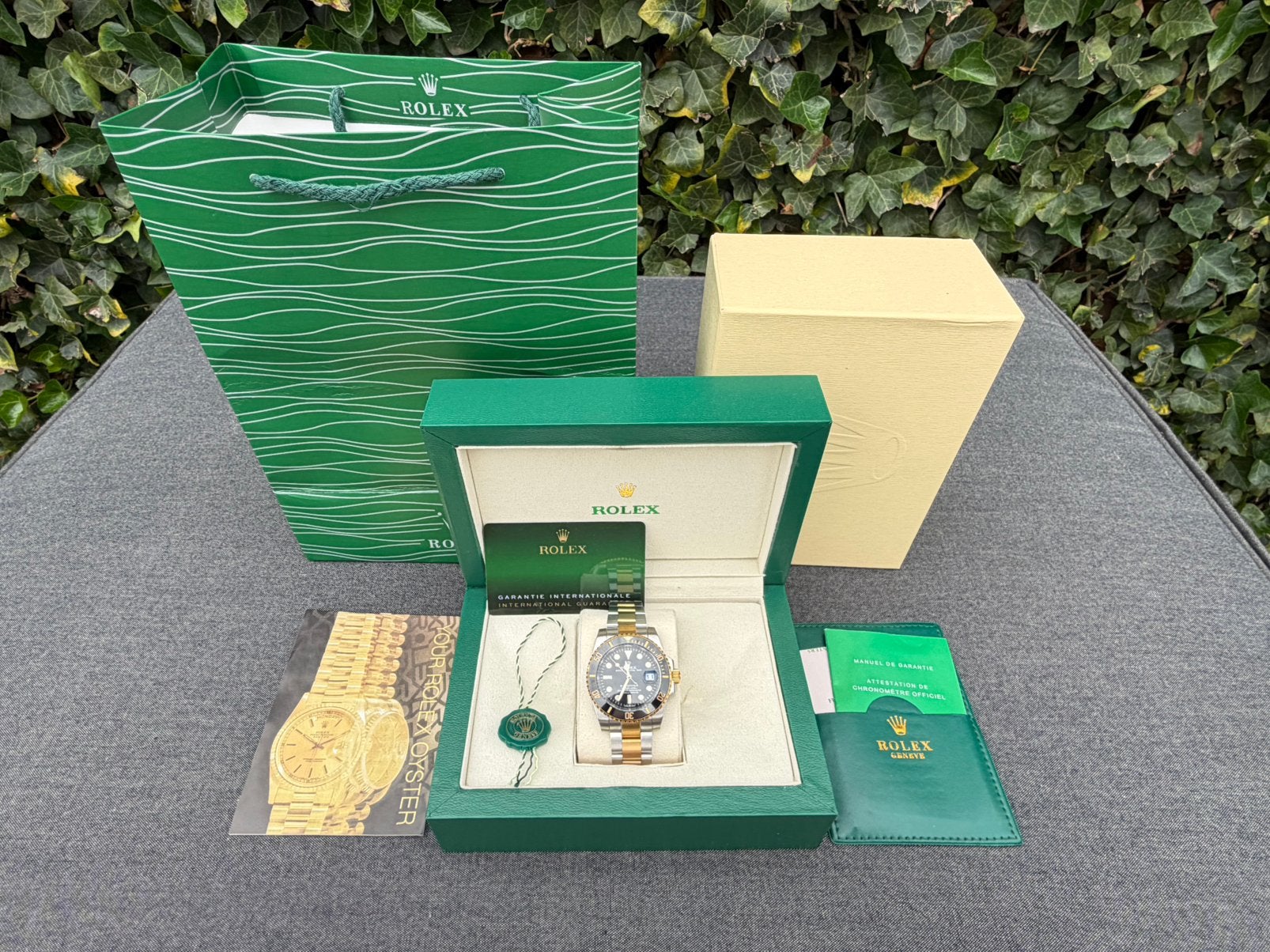 Rolex Submariner Twotone, Bijoux, Sacs & Beauté, Rolex, Enlèvement ou Envoi, Acier, Acier