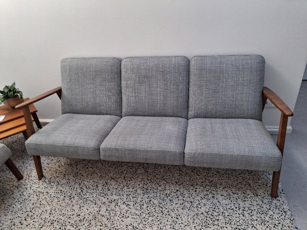 Driezit ikea Ekenäset in zeer goede staat, Ophalen, Hout, Minder dan 75 cm, 150 tot 200 cm