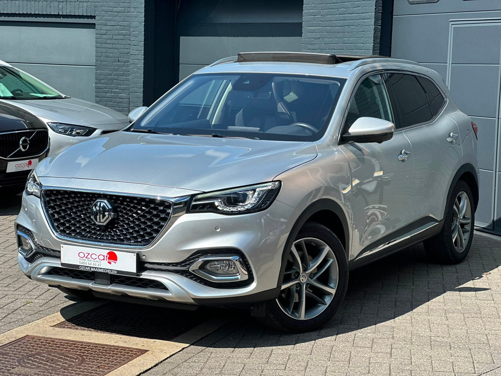 MG HS 1.5 T-GDi Luxury |Pano360camLederCarplay|FullOpt|1Eig|, Autos, MG, Cuir, Argent ou Gris, Achat, Euro 6