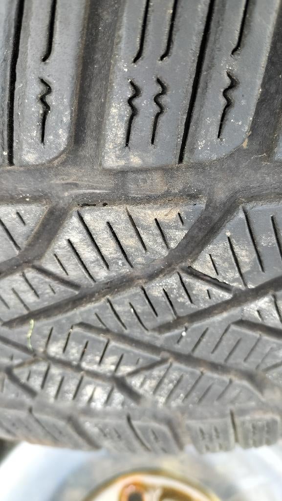 Winter banden op stalen velgen., Auto-onderdelen, Banden en Velgen, Ophalen, 16 inch, Winterbanden, Band(en)