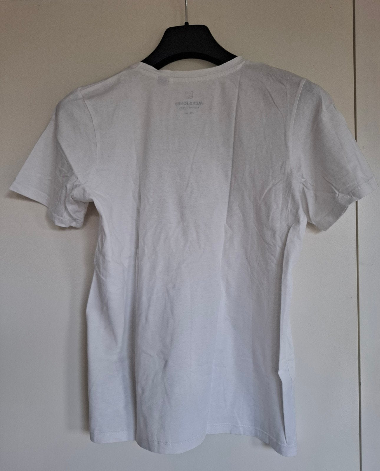 Wit T-shirt Jack & Jones maat 176 of 16 jaar, Kinderen en Baby's, Ophalen of Verzenden, Zo goed als nieuw, Jack & Jones, Jongen