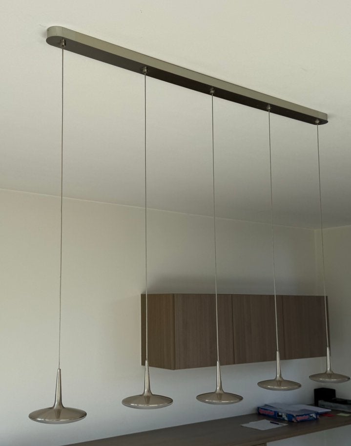 Armatuur met hanglampen, Ophalen, Zo goed als nieuw, Hanglamp