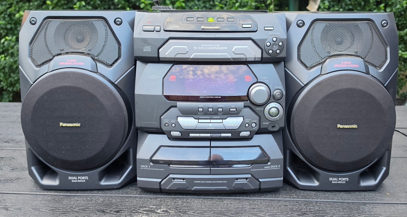 Panasonic Hifi, TV, Hi-fi & Vidéo, Chaîne Hi-fi, Enlèvement, Deck cassettes ou Lecteur-enregistreur de cassettes