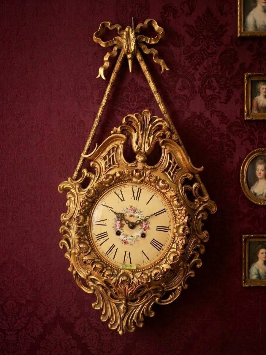 authentieke Franse cartelwandklok, Antiek en Kunst, Ophalen