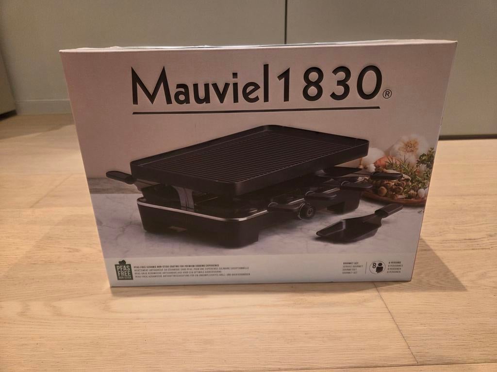 Mauviel 1830 Gourmetset / Raclette voor 8 personen, Elektronische apparatuur, Ophalen of Verzenden