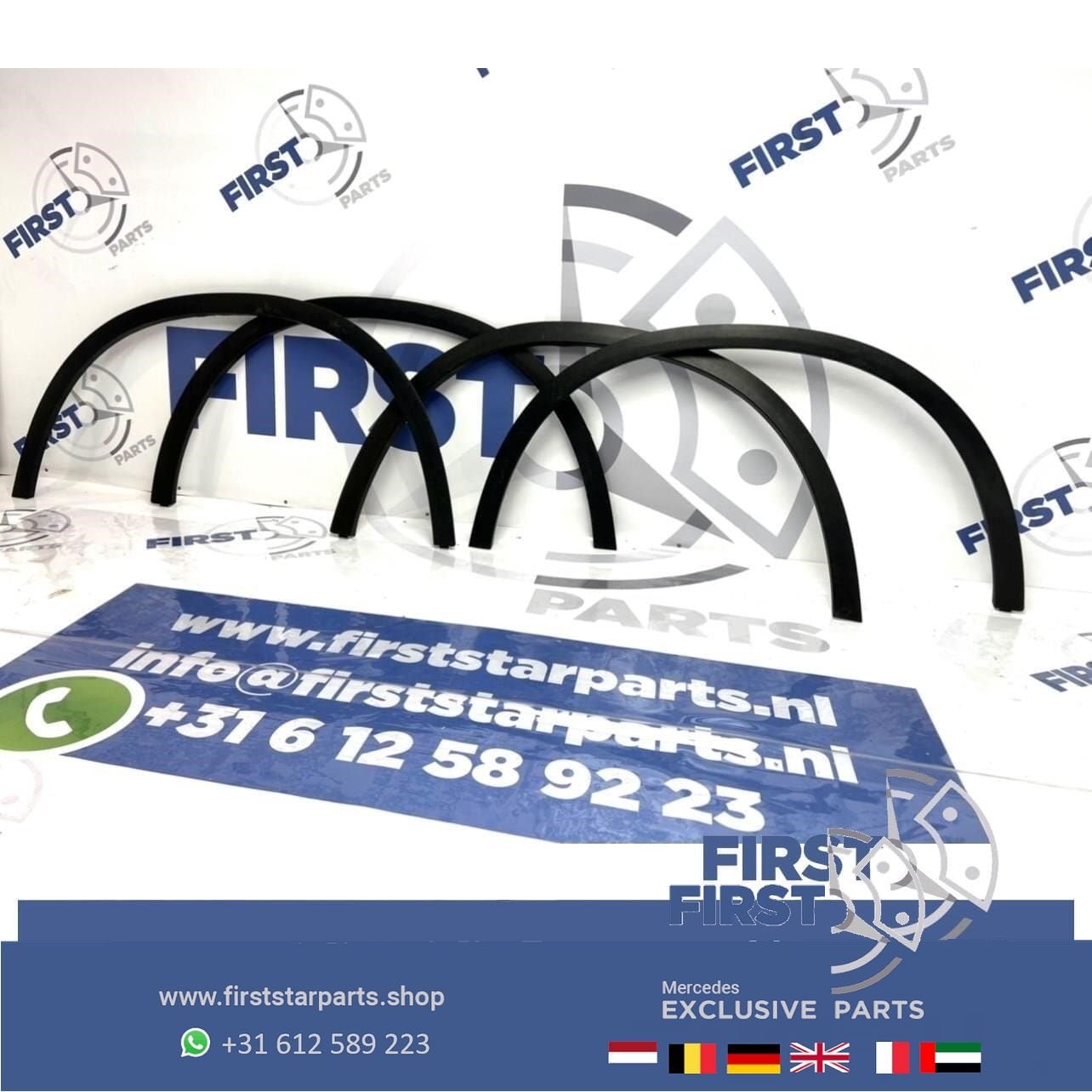 X253 W253 GLC wielkast LIJST / spatbord LINKS of RECHTS VOOR, Arrière, Garde-boue, Utilisé, -