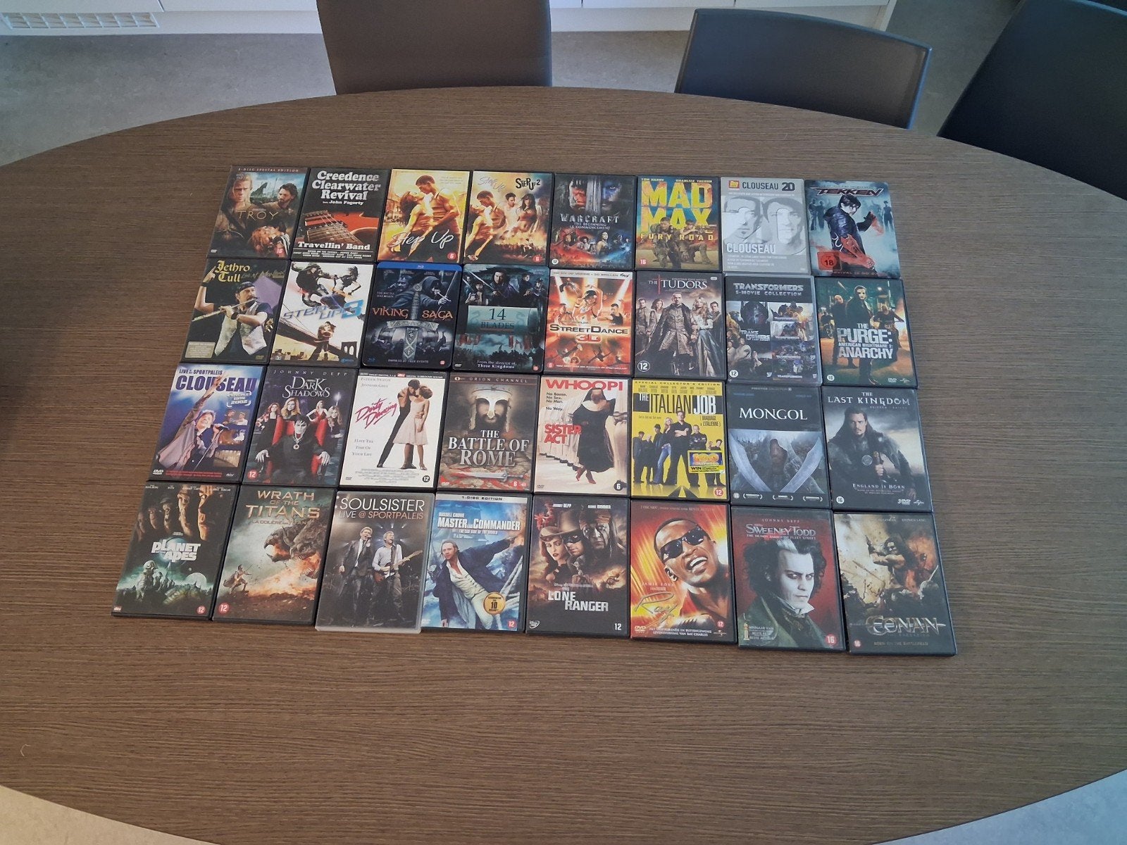 Groot lot DVD's moet nu weg, Cd's en Dvd's, Ophalen, Inclusief doosje, Gebruikt, Alle leeftijden