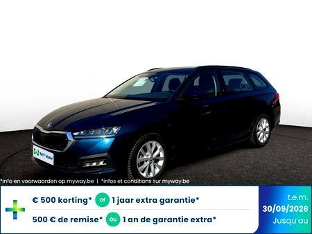 Skoda Octavia Combi 1.0 TSI 110pk *lane assist, led*, Auto's, Blauw, https://public.car-pass.be/vhr/5ad20a61-dea8-44c4-ac78-9962775ef2d2
