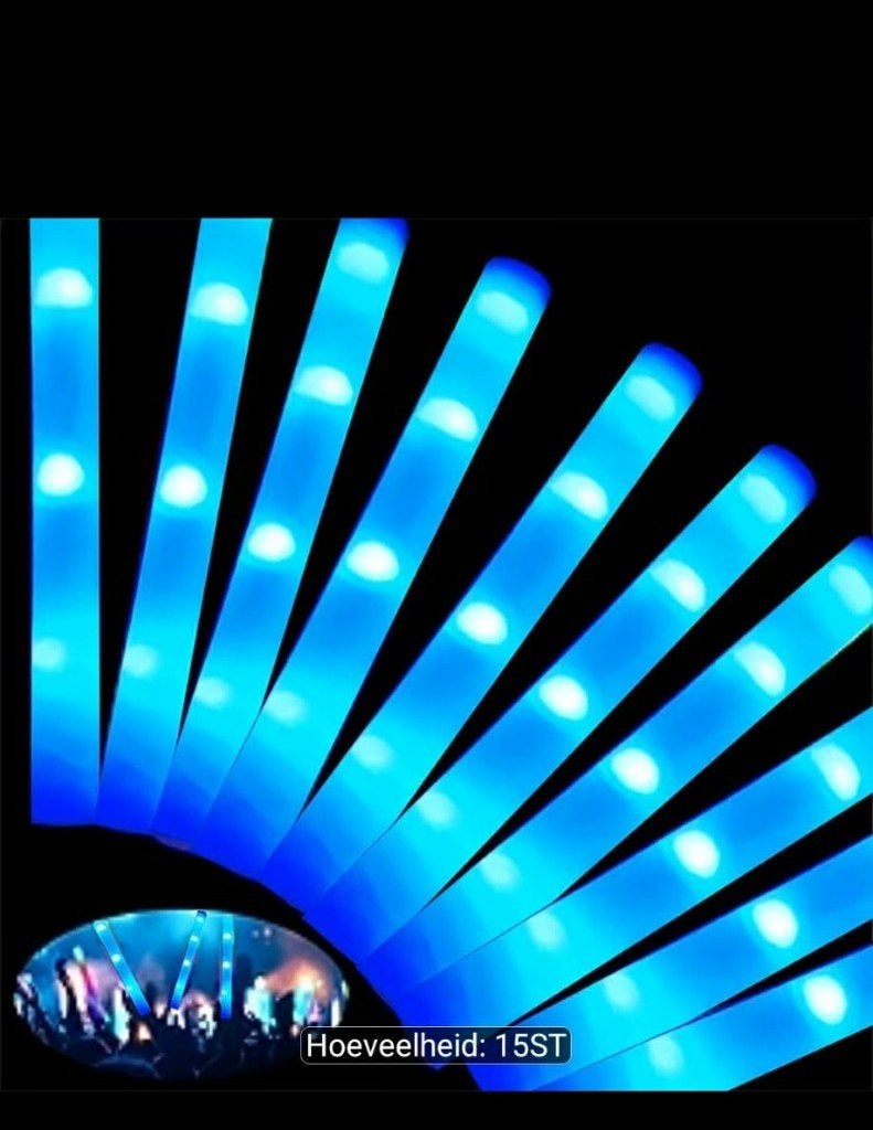 Glowsticks 15st  nieuw 10euro/alle, Ophalen of Verzenden, Nieuw, Versiering