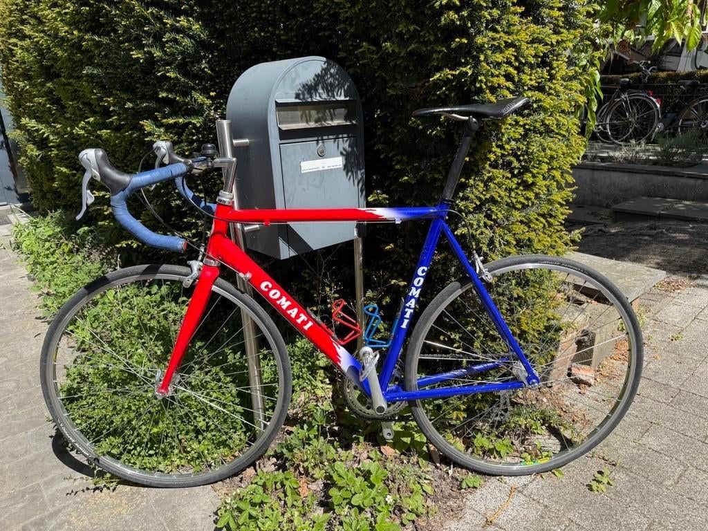 Comati retro koersfiets, grote maat, Fietsen en Brommers, 28 inch, Gebruikt, 10 tot 15 versnellingen, Velgrem