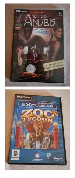 PC CD rom het huis anubis en zoo tycoon, Ophalen of Verzenden, Zo goed als nieuw