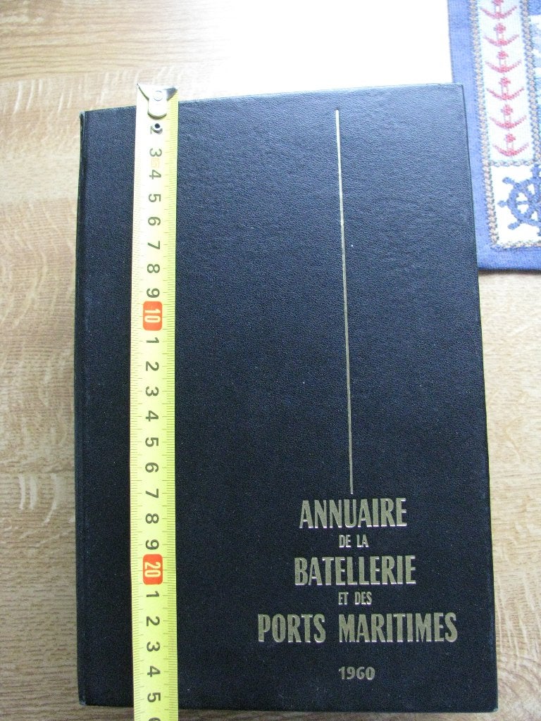 carnet d'expédition Annuaire batellerie ports maritimes 1960, Collections, Marine, Enlèvement ou Envoi, Utilisé, Livre ou Revue