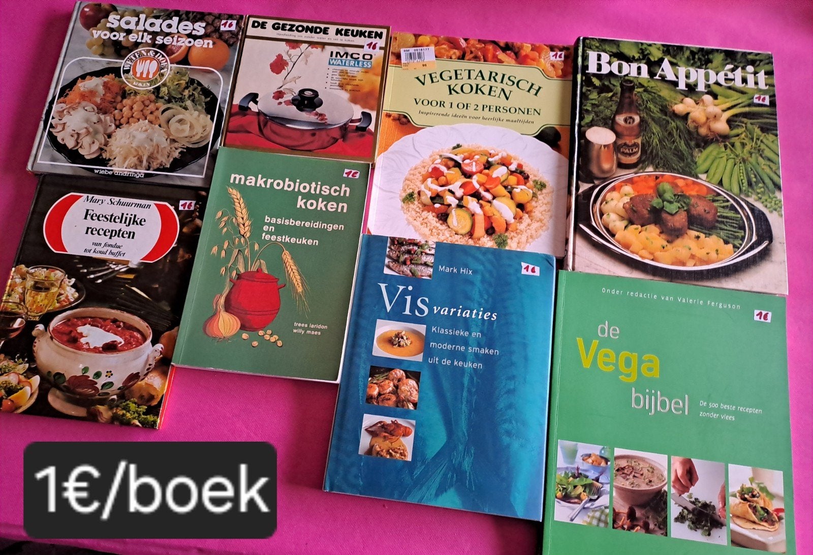 kookboeken, tuinboeken  3 kopen en 2 gratis, Boeken, Wonen en Tuinieren, Ophalen, Zo goed als nieuw