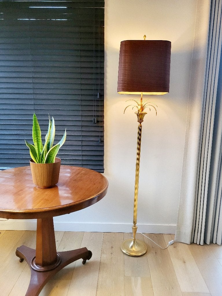 Hollywood regency vloerlamp, pineapple tree, Boulanger, Ophalen