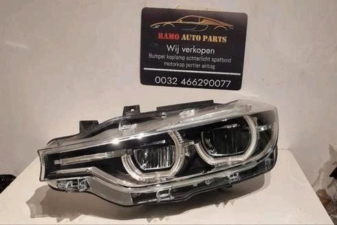 Koplamp Links BMW 3 Serie F30 F31 LCI ORIG 7419633-07, Gebruikt, -, -, Ophalen of Verzenden