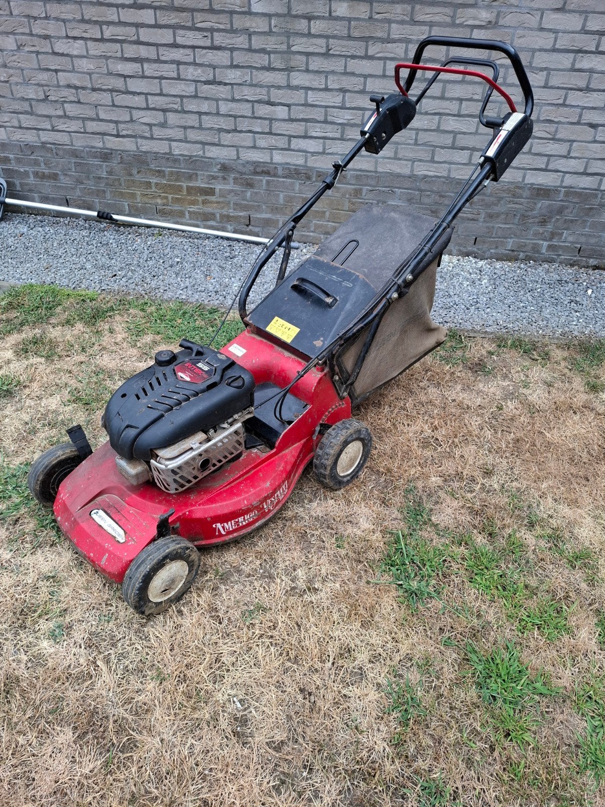 benzine grasmaaier zelftrekker in goede staat, Tuin en Terras, Ophalen