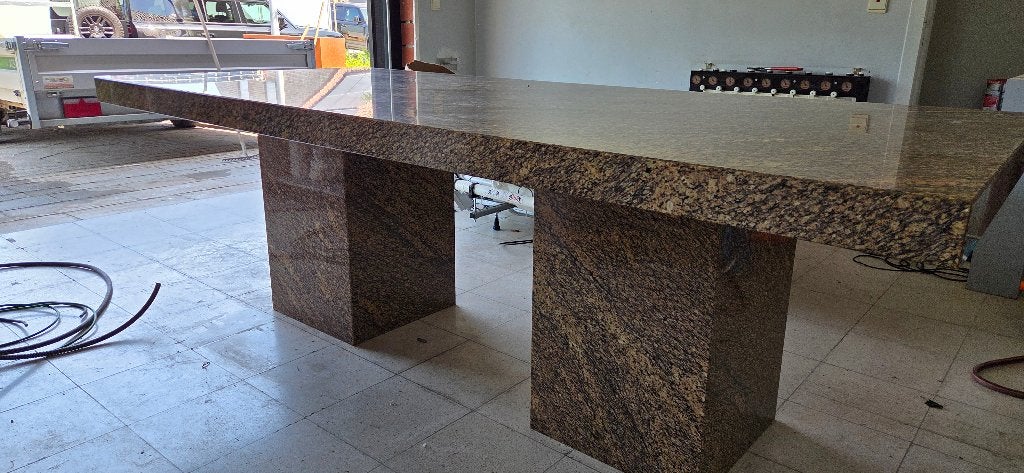 Marmeren eettafel, Huis en Inrichting, Tafels | Eettafels, Ophalen, Overige materialen, 100 tot 150 cm, Marmeren grand chique