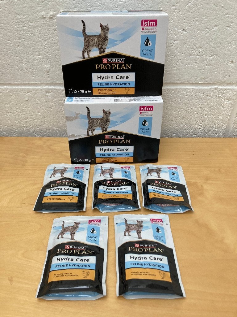 Lot 2 boites de 10 + 5 sachets Pro Plan Hydra Care Poulet, Animaux & Accessoires, Enlèvement ou Envoi, Neuf