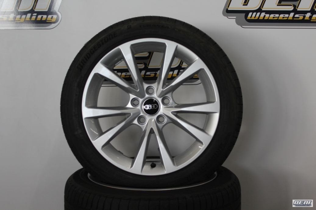 17" Originele Audi A3 Velgenset Bridgestone AO Nieuw, Pneus et Jantes, Véhicule de tourisme, Pneus été, -