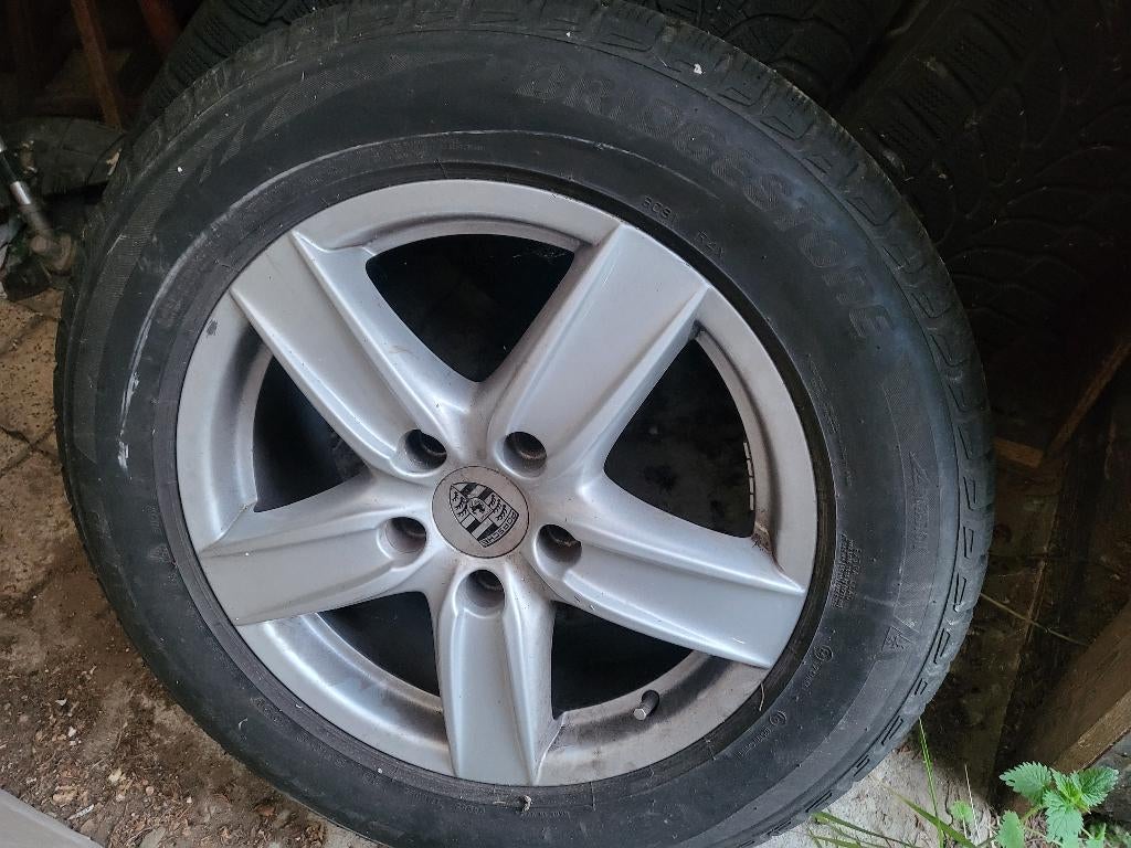 Porsche velgen 255 55 18, Auto-onderdelen, Banden en Velgen, Ophalen, Winterbanden, Velg(en)