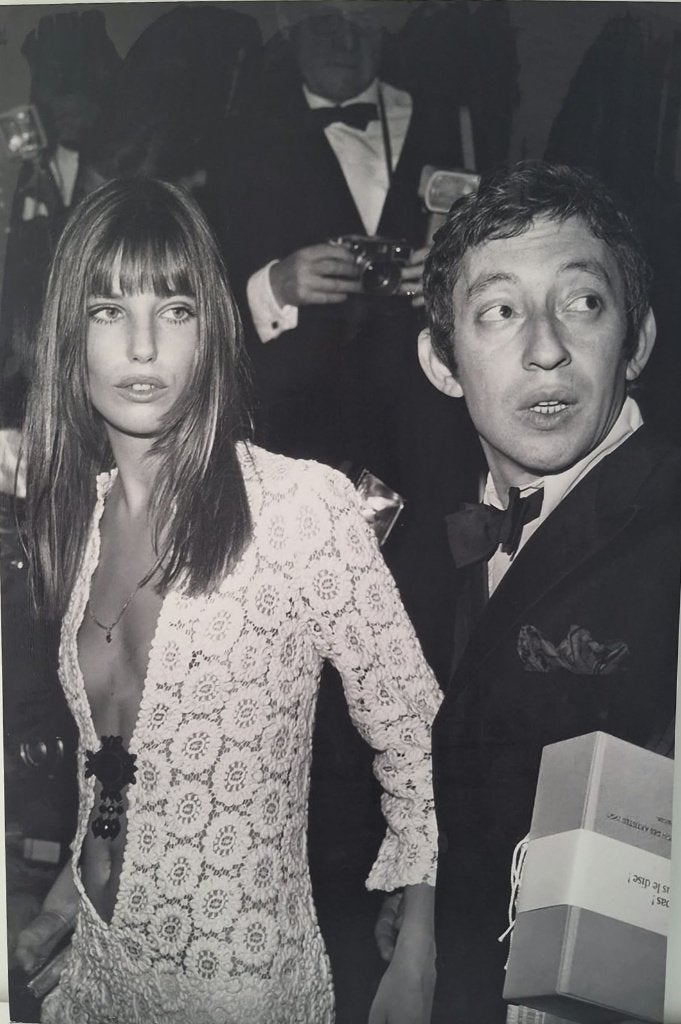 Foto op plexi: Serge Gainsbourg & Jane berkin, Ophalen, Zo goed als nieuw, Overige onderwerpen, Foto