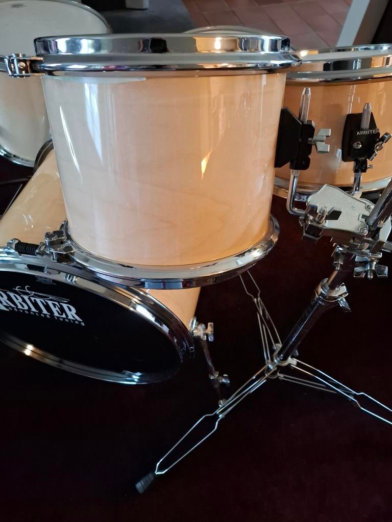 Zeldzaam vintage maple arbiter advanced tuning drumstel zgst, Ophalen, Zo goed als nieuw