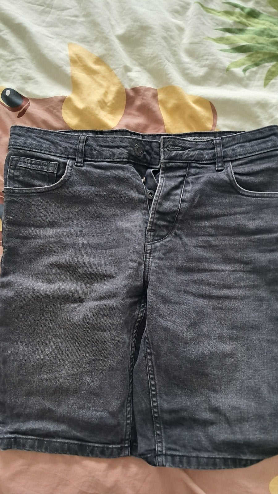 Zwarte short, Kleding | Heren, Broeken en Pantalons, Ophalen of Verzenden, Gedragen, Maat 52/54 (L), Zwart