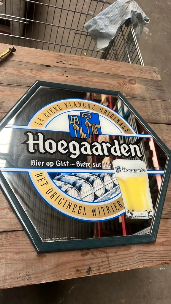 Spiegel Hoegaarden 1994, Verzamelen, Biermerken, Ophalen of Verzenden, Zo goed als nieuw