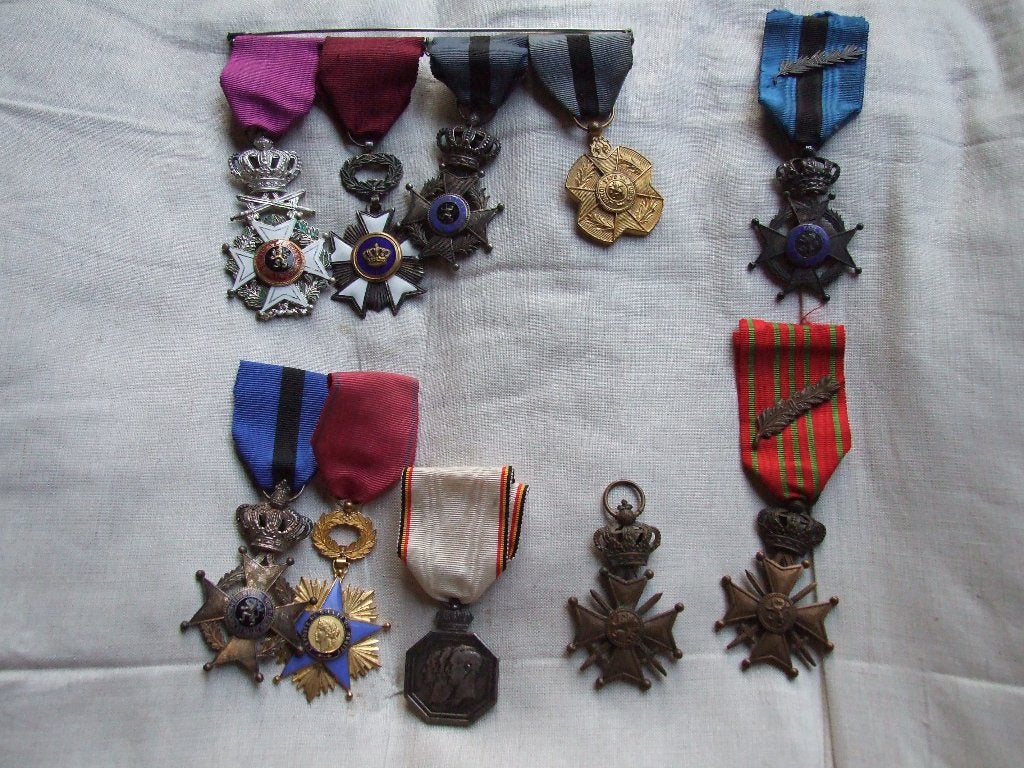 div Belgische medailles, Ophalen of Verzenden, Landmacht, Lintje, Medaille of Wings