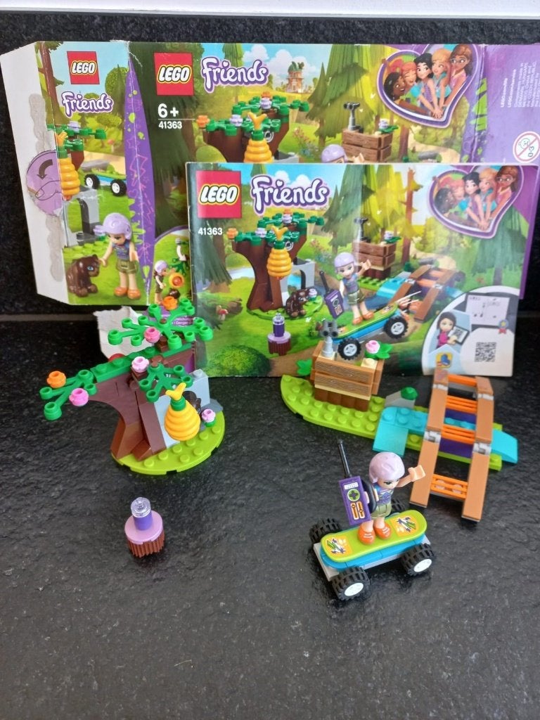 LEGO Friends 41363 – L'aventure dans la forêt de Mia, Lego, Inclusief accessoires, Friends, Ophalen of Verzenden