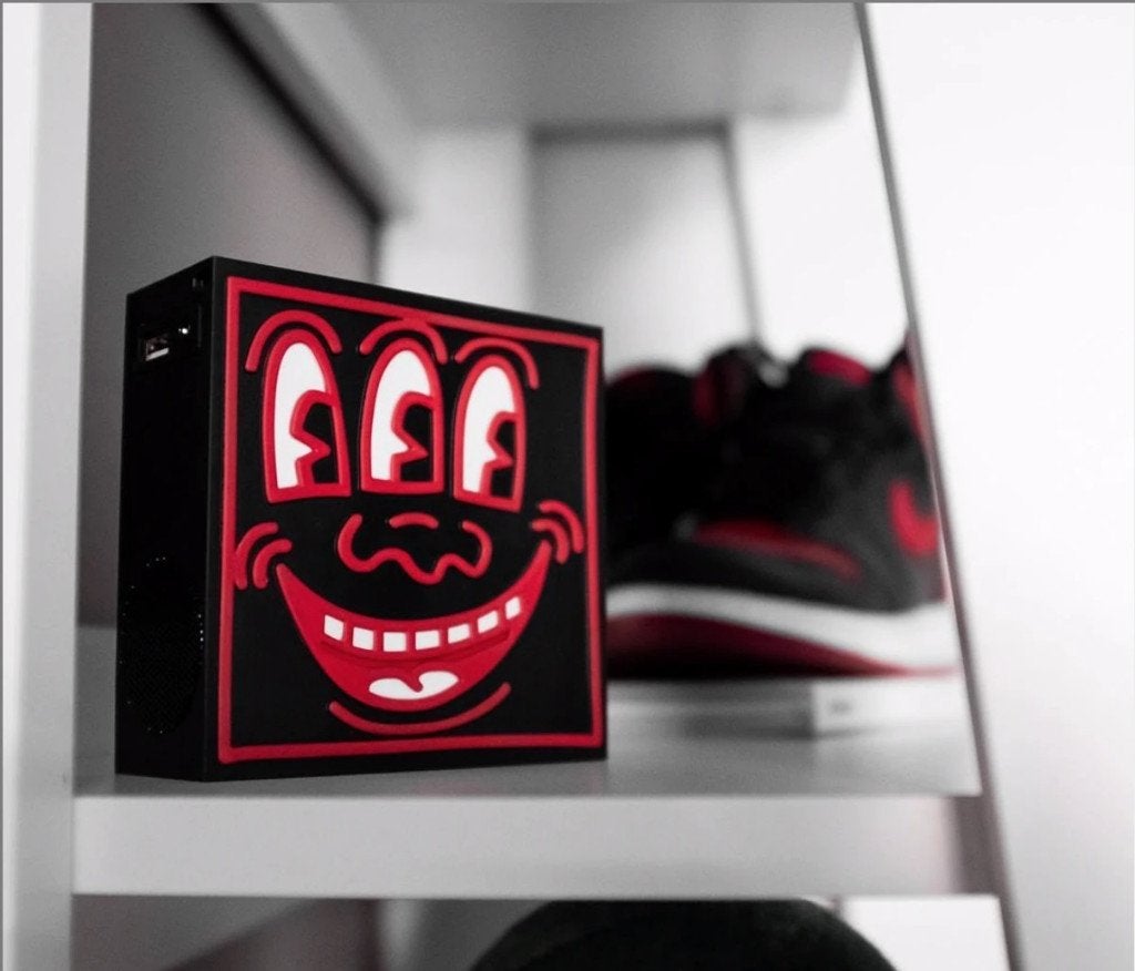 ToyQube x Keith Haring - 4" SoundQube (Black) Nieuw !!, Ophalen of Verzenden, Nieuw, Radio