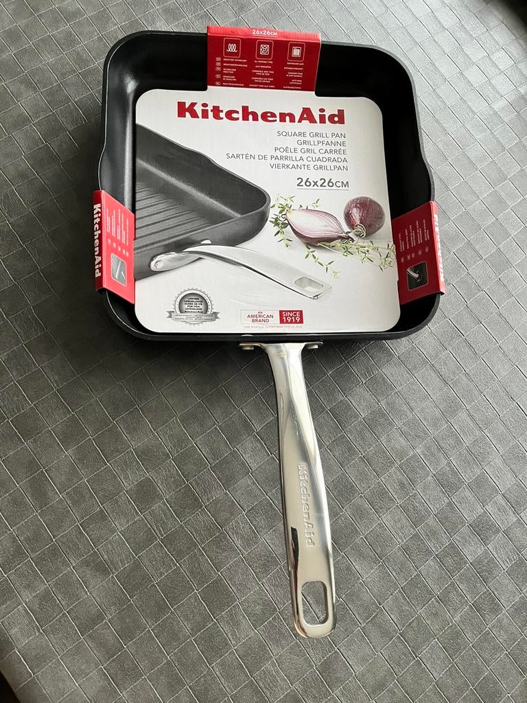 Grill pan KitchenAid, Ophalen of Verzenden, Zo goed als nieuw