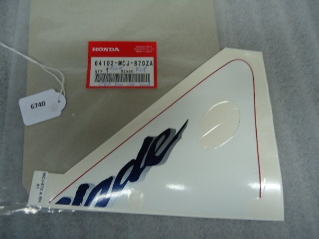 CBR900 2000 - 2001, 2002 - 2003 Honda Sticker D1-23045, Motoren