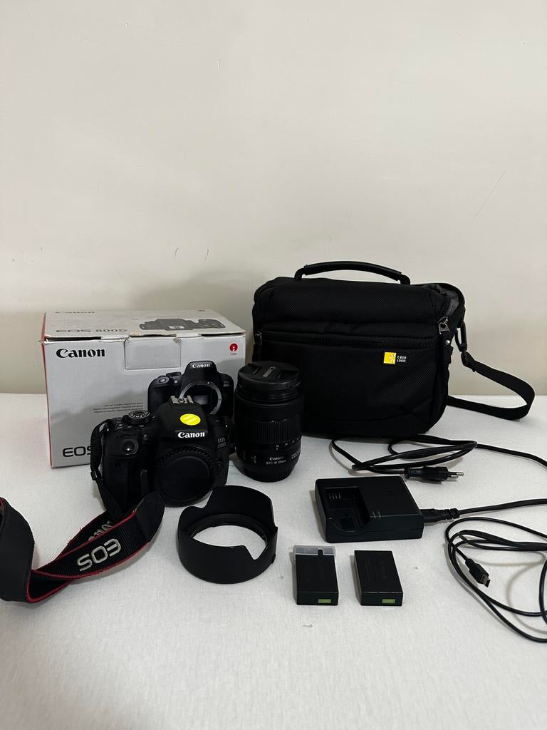 Canon EOS 800D full set (body + lens + accesoires), Enlèvement ou Envoi, Canon, 4 à 7 fois, Comme neuf