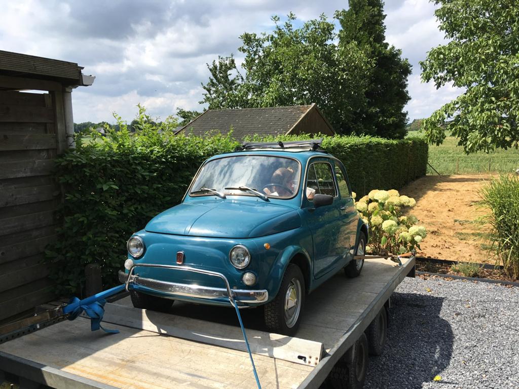 Fiat 500L, Auto's, Achterwielaandrijving, Beige, 500 kg, 500L