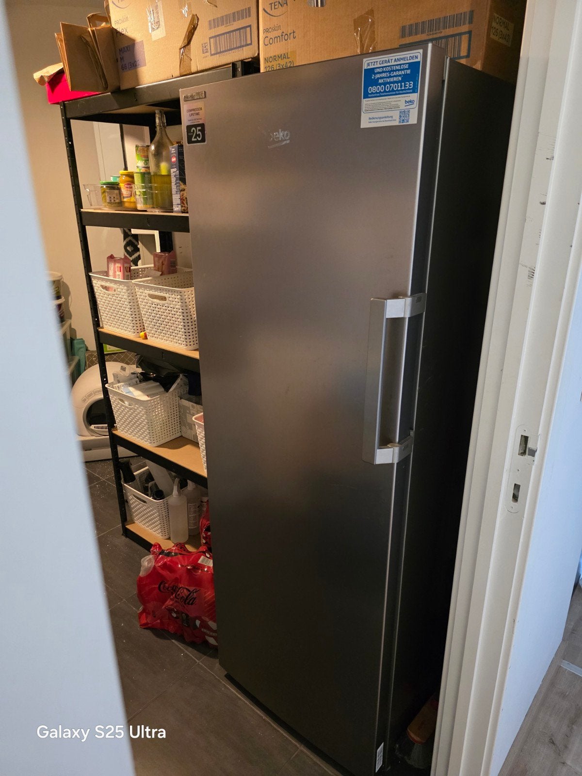 Diepvriezer  beko grijs, Ophalen