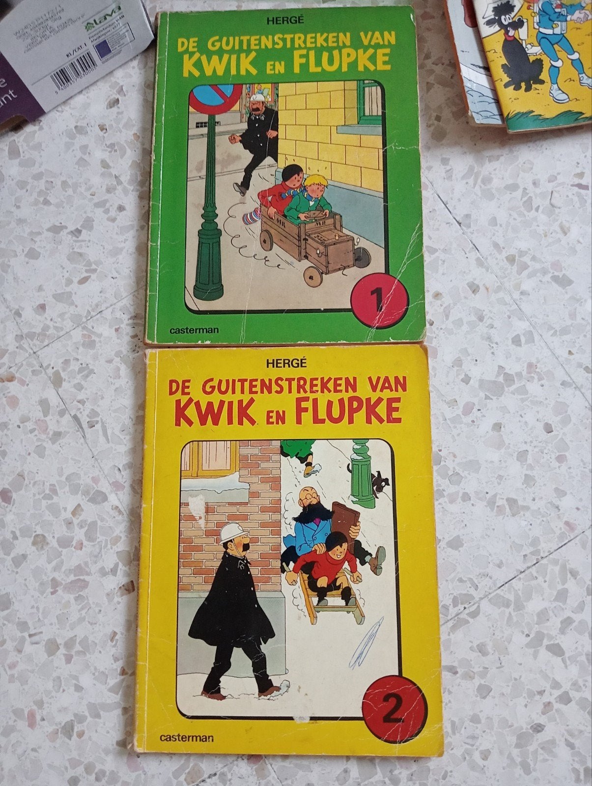 Hergé stripboeken kwik en flupke, Boeken, Ophalen of Verzenden