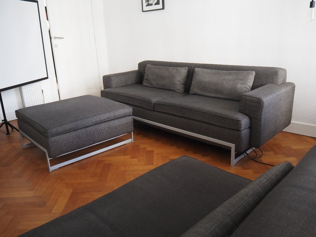 DEMA, 2-delige zithoek/sofa, 200 à 250 cm, Banc droit, Minimalistisch, modern, strak, Comme neuf