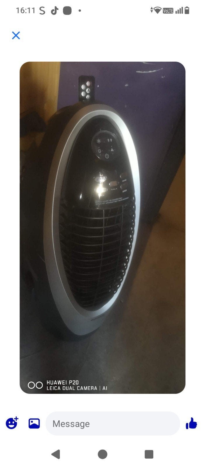 Airco ventilateur avec baque a eau telecomande, Elektronische apparatuur, Ventilatoren, Ophalen of Verzenden